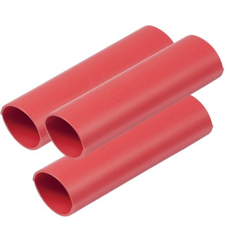 ANCOR Heavy Wall Heat Shrink Tubing - 3/4" x 3" - 3-Pack - Red 326603